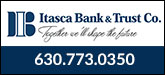 Itasca Bank & Trust Co. Sponsorship Banner